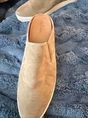 Caslon Men's Suede Slip-On Mule in Tan